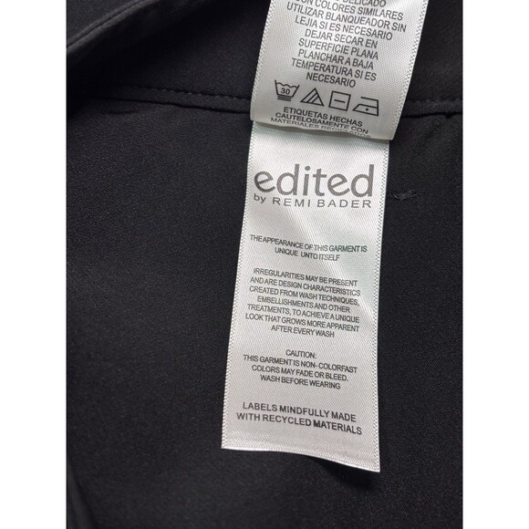 Edited by Remi Bader Women's Lightweight Trouser Short Black size 8 NWT - Picture 12 of 12